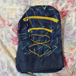 Vibrant Blue and Yellow Kids Backpack